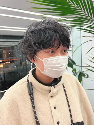 ショート パーマ カット/パーマ たるみことりのヘアスタイル