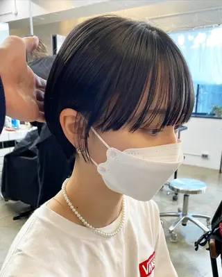 ショート カラー 🟩くすみカラー/ボ ブ/ショート/大司のヘアスタイル