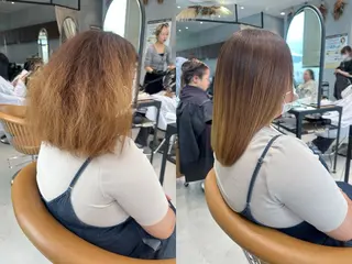 Sakuraෆ˚* 透け感ベージュ🥨のヘアスタイル