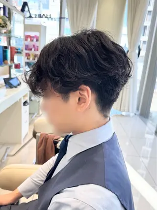 パーマ メンズ 【𝐀𝐬𝐡-池袋 】ひな💭🎀のヘアスタイル