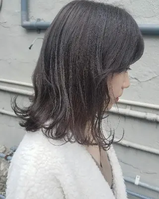 ミディアム 🙃 透明感カラー/ボブのヘアスタイル