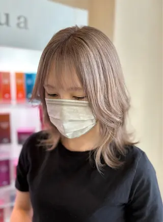 ミディアム Lia近鉄八尾店所属・HIRO ✂︎のヘアスタイル