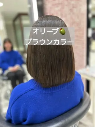 ミディアム カラー 韓国っぽ透け感カラー マンツーマン🫧なおのヘアスタイル