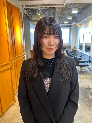 ロング カラー ナチュラル大人っぽい スタイル　MAORIのヘアスタイル