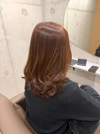 ミディアム 黒木日那/髪質改善/ モテカラー/レイヤーのヘアスタイル