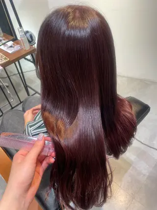 ミディアム カラー ヘアアレンジ ・˚✧すずね˚✧* lucia(ルチア)のマツエク・マツパデザイン