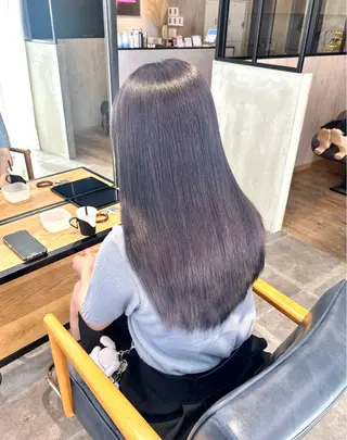 ロング カラー 韓国×髪質改善カラー 💎hinaのヘアスタイル