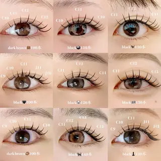 マツエク・マツパ eye salon La'nのマツエク・マツパデザイン