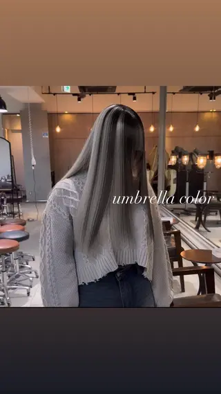 ロング カラー 💜ハイトーン💛 マジカルかいちゃんのヘアスタイル