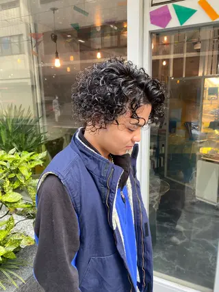 ミディアム パーマ メンズ Riganuts王子 Hayato✂︎のヘアスタイル