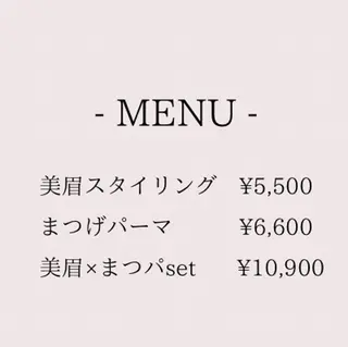 マツエク・マツパ .mel 【ドットメル】のマツエク・マツパデザイン