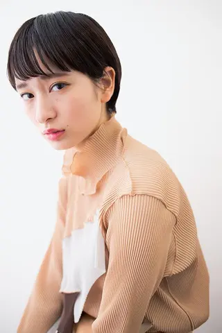 ショート 水口 英里のヘアスタイル