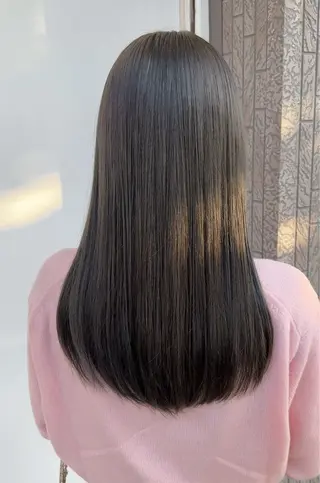 セミロング カラー たかはし るなのヘアスタイル