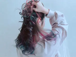 カラー ヘアアレンジ 福田 武士のヘアスタイル