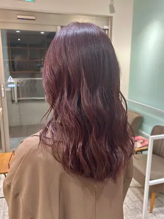 ミディアム 森山 佳小里/カラー /似合わせカットのヘアスタイル