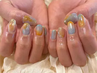 ネイル Lino中目黒 🎀 パラジェルのネイルデザイン