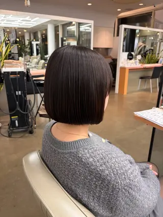 ショート 🎧ayaka/ボブ /透明感カラー🩵のヘアスタイル
