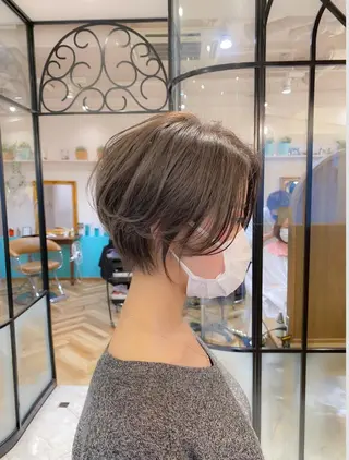 ショート カラー 🇰🇷韓国レイヤー 錦糸町【北山謙三】のヘアスタイル