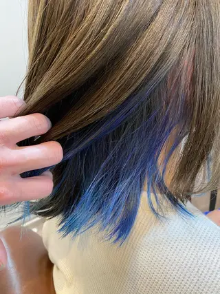 ミディアム カラー ⭐️ショート⭐️美髪 矯正⭐️水口陸のヘアスタイル
