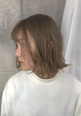 ショート カラー ヘアアレンジ 早瀬裕之 パーマのヘアスタイル