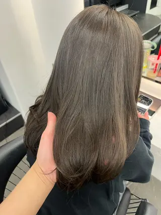 カラー 縮毛矯正/くすみカラ ーayukaのヘアスタイル