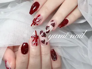 ネイル 𝐲𝐮𝐦𝐢🎀 長さ出しデザイン専門のネイルデザイン