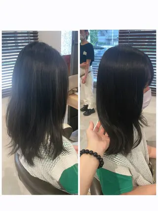 ロング パーマ やまこし 美裕樹のヘアスタイル