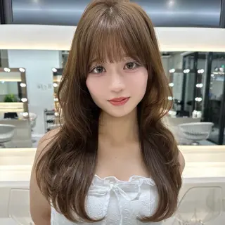 セミロング 🌟髪質改善/縮毛 矯正/横山一誠🌟のヘアスタイル