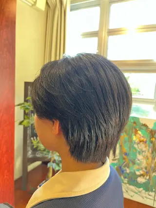 ミディアム パーマ メンズ FIX店長/名駅/ 国際センター/パーマのヘアスタイル