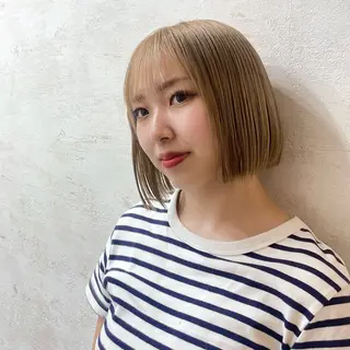 ショート カラー picasso yume/ボブカットのヘアスタイル