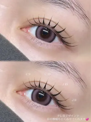 マツエク・マツパ Mimi .BEBE🎀のマツエク・マツパデザイン