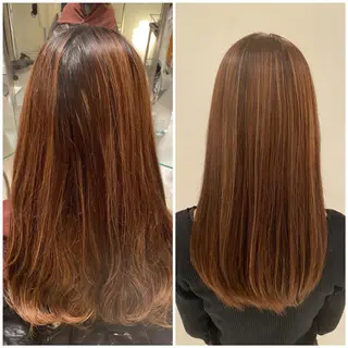 ロング ダダキュービッグ 渡辺 ミウのヘアスタイル