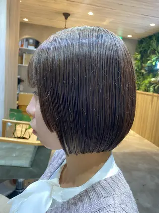 ショート ✨似合わせボブ✨ 縮毛矯正のヘアスタイル