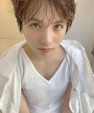 ショート カラー haco＋所属・圧倒的デザイン力 店長🎨RENAのヘアスタイル