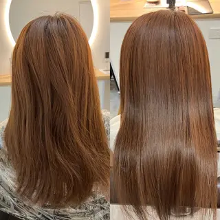 ロング カラー ヘアアレンジ キッズ 横浜関内髪質改善 re:Magoのヘアスタイル