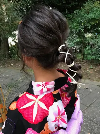 セミロング Luuna hair loungeのヘアスタイル