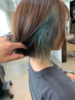 カラー なかの たくみのヘアスタイル