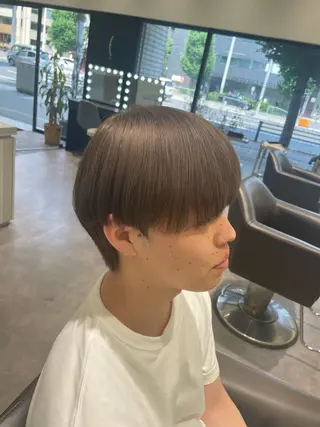 ショート カラー メンズ メンズ特化/矢場町駅 徒歩1分/岡本一真のヘアスタイル