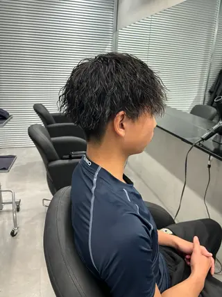 ショート メンズ/柏/パーマ/ チハヤのヘアスタイル