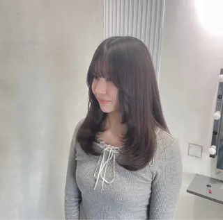 セミロング 道場 聡夏のヘアスタイル