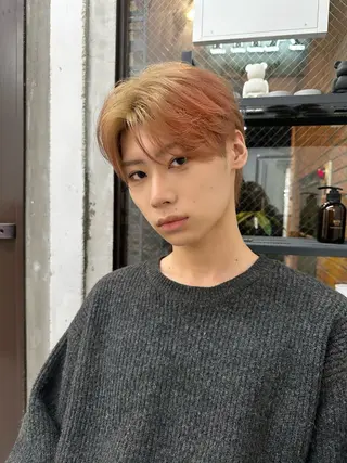 ミディアム カラー メンズ 🧃Kawakami kotomi🧃のヘアスタイル