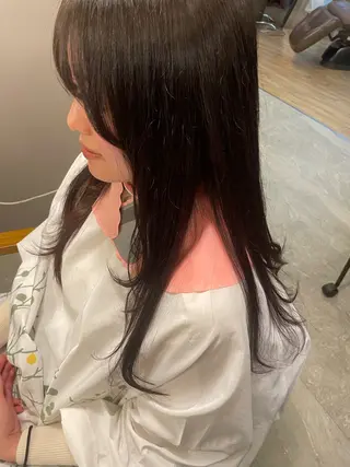 ロング hair make echo滿木あい花のヘアスタイル