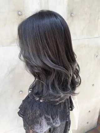 ミディアム カラー 【safric】 NAOのヘアスタイル