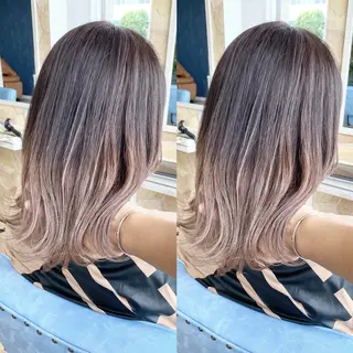 ミディアム ケアブリーチ 黒瀬有汰のヘアスタイル