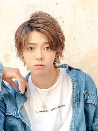 ショート カラー パーマ メンズ 美髪矯正 Rioのヘアスタイル