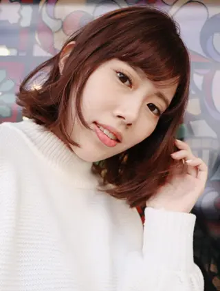 ショート カラー パーマ 徳永 博志のヘアスタイル