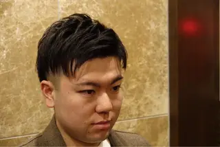 ショート メンズ 銀座バルビエグラン 角田雅樹（夜限定）のヘアスタイル