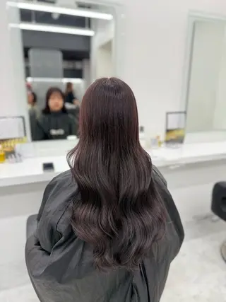 ロング カラー 🥂上品ワンホンヘア 🥂nozomiのヘアスタイル