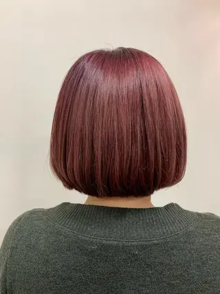 ミディアム おせ ちさとのヘアスタイル