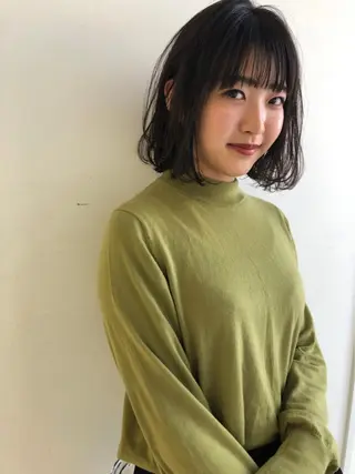 ミディアム カラー 🟩白髪ぼかし/ボブ /ショートヘア/大司のヘアスタイル